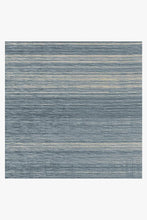 Load image into Gallery viewer, Coastal Linear Stripe Slate Rug

