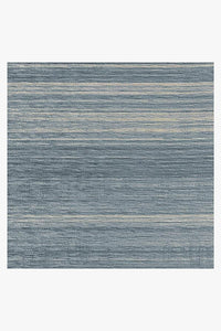 Coastal Linear Stripe Slate Rug