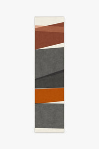 Color Field in Orange Rug