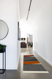 Color Field in Orange Rug