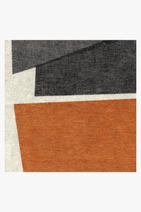 Color Field in Orange Rug