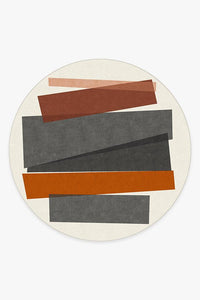 Color Field in Orange Rug