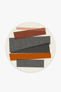 Color Field in Orange Rug