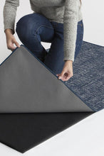 Load image into Gallery viewer, Crosshatch Sapphire Rug
