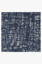 Load image into Gallery viewer, Crosshatch Sapphire Rug
