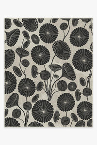 Cynthia Rowley Pompom Black & White Rug