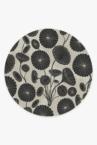 Cynthia Rowley Pompom Black & White Rug