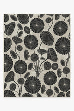 Load image into Gallery viewer, Cynthia Rowley Pompom Black &amp; White Rug
