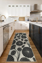 Load image into Gallery viewer, Cynthia Rowley Pompom Black &amp; White Rug
