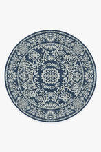 Load image into Gallery viewer, Delphina Navy Blue Rug
