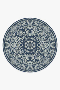 Delphina Navy Blue Rug