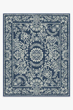 Load image into Gallery viewer, Delphina Navy Blue Rug
