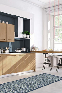 Delphina Navy Blue Rug