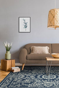 Delphina Navy Blue Rug