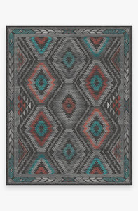 Dessa Diamond Charcoal Rug