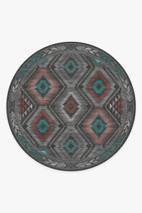 Dessa Diamond Charcoal Rug