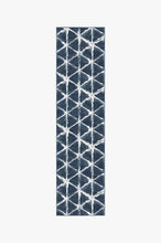 Load image into Gallery viewer, Diamond Shibori Navy Rug
