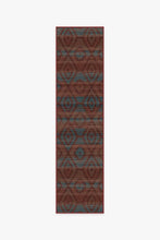 Load image into Gallery viewer, Diamond Trellis Brick Red Rug
