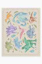 Load image into Gallery viewer, Dinosaur Parade Multicolor Rug
