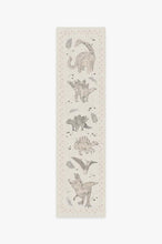 Load image into Gallery viewer, Dinosaur Parade Warm Grey Rug
