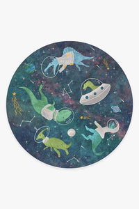 Dinosaurs in Space Rug
