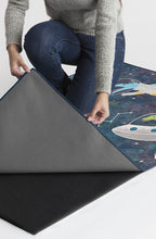 Load image into Gallery viewer, Dinosaurs in Space Rug
