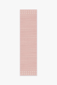 Dot Border Pink Rug