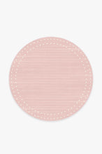 Load image into Gallery viewer, Dot Border Pink Rug
