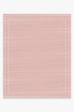 Load image into Gallery viewer, Dot Border Pink Rug
