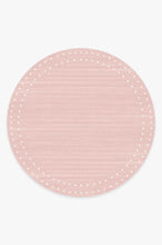 Load image into Gallery viewer, Dot Border Pink Rug
