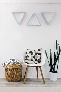 Dots Black & White Throw Pillow