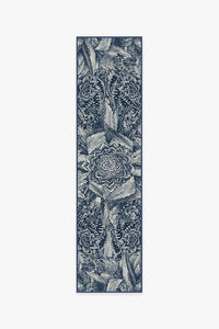 Echeveria Navy Rug