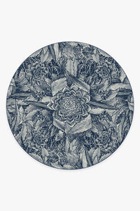 Echeveria Navy Rug