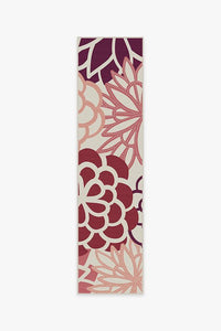 Emma Floral Rouge Pink Rug
