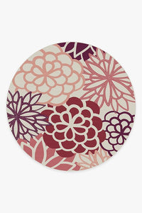Emma Floral Rouge Pink Rug
