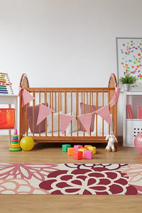 Emma Floral Rouge Pink Rug