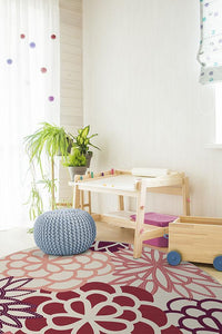 Emma Floral Rouge Pink Rug