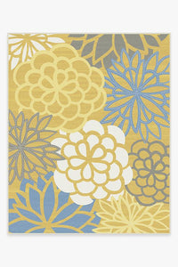 Emma Floral Yellow Rug