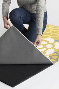 Emma Floral Yellow Rug
