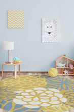 Load image into Gallery viewer, Emma Floral Yellow Rug

