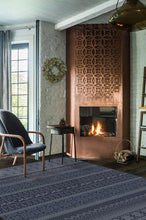Load image into Gallery viewer, Fair Isle Blue Rug
