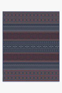 Fair Isle Red Rug