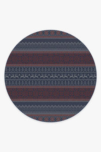 Fair Isle Red Rug