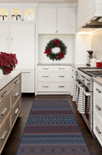 Load image into Gallery viewer, Fair Isle Red Rug
