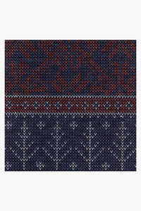 Fair Isle Red Rug