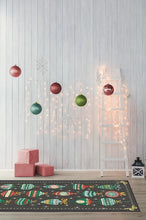 Load image into Gallery viewer, Festive Garland Multicolor Rug
