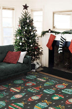 Load image into Gallery viewer, Festive Garland Multicolor Rug
