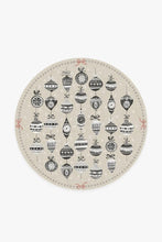 Load image into Gallery viewer, Festive Garland Warm Grey Rug

