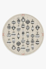 Load image into Gallery viewer, Festive Garland Warm Grey Rug
