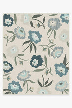 Load image into Gallery viewer, Fleur Margaritte Jade Rug
